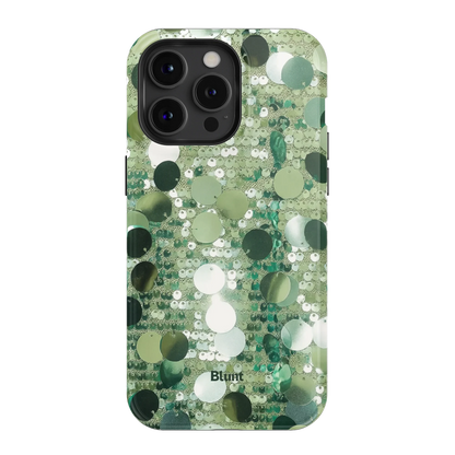 Sage Glitz iPhone Case