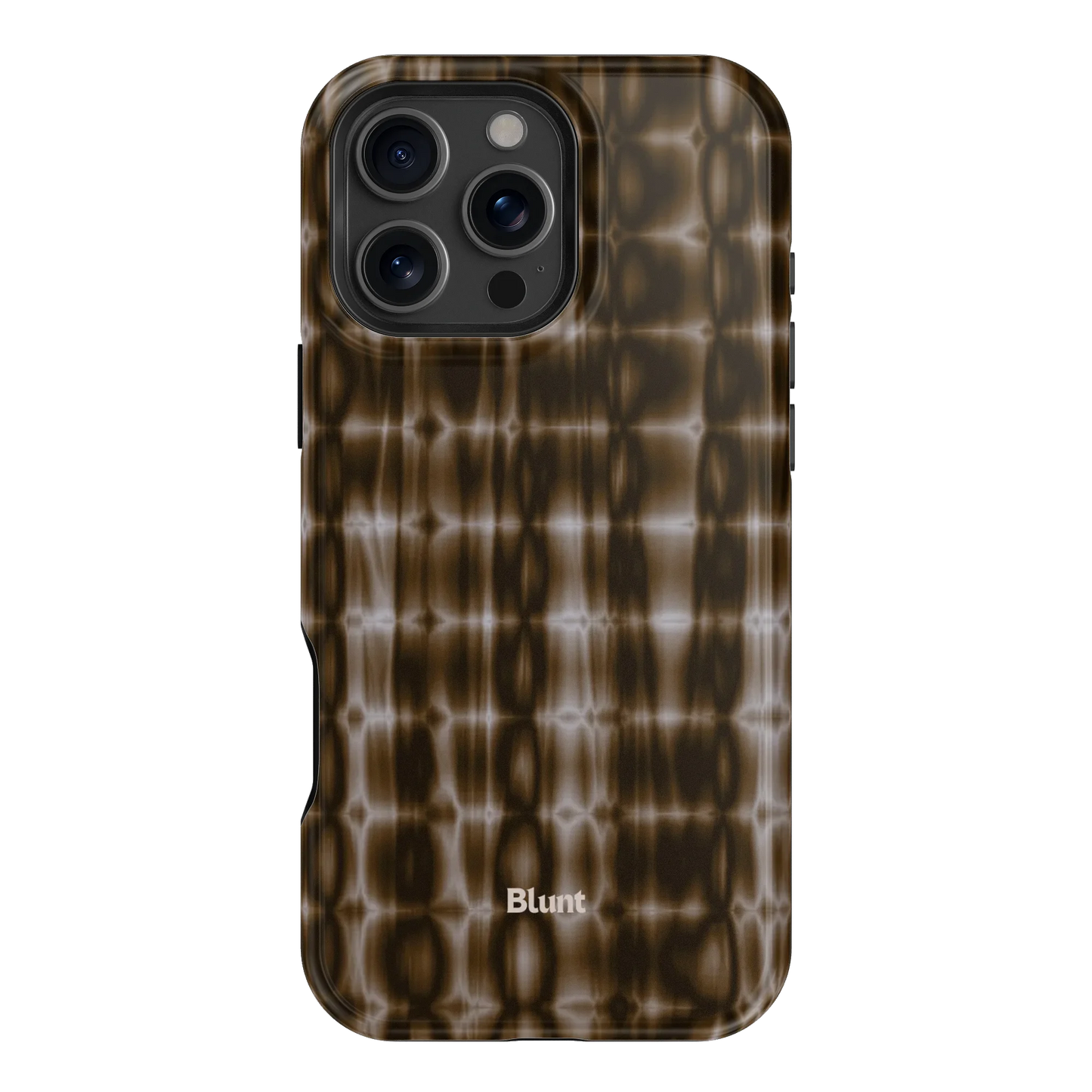 Brown Ripple iPhone Case