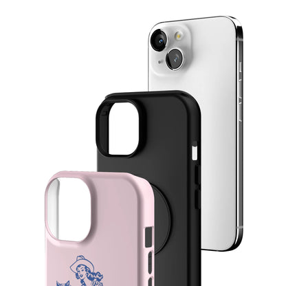 Pink-Lasso-Lady-iphone-case-iPhone 15-3