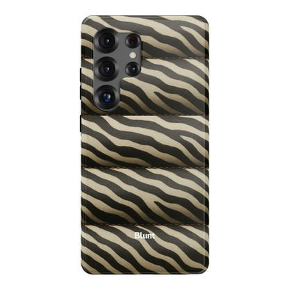 Zebra Puffer Samsung Case