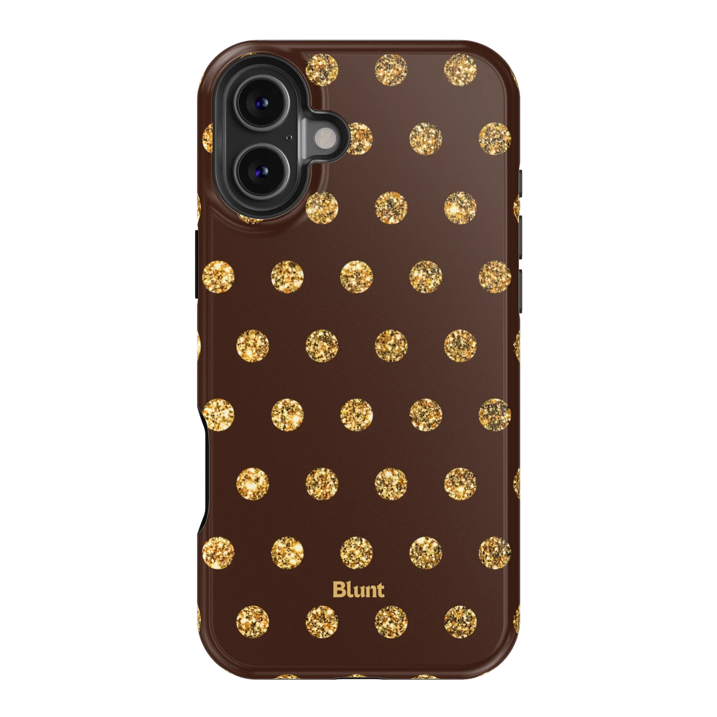 Gold Polka iPhone Case