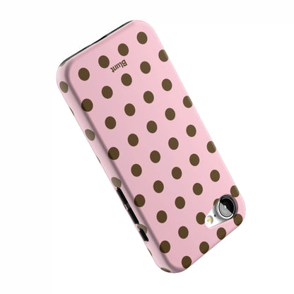 Blush-Polka-iphone-case-iPhone 17 E-4
