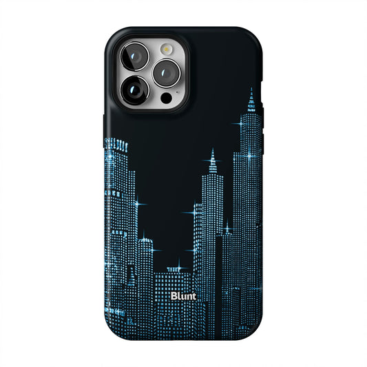 Blue NYC Skyeline iPhone Case