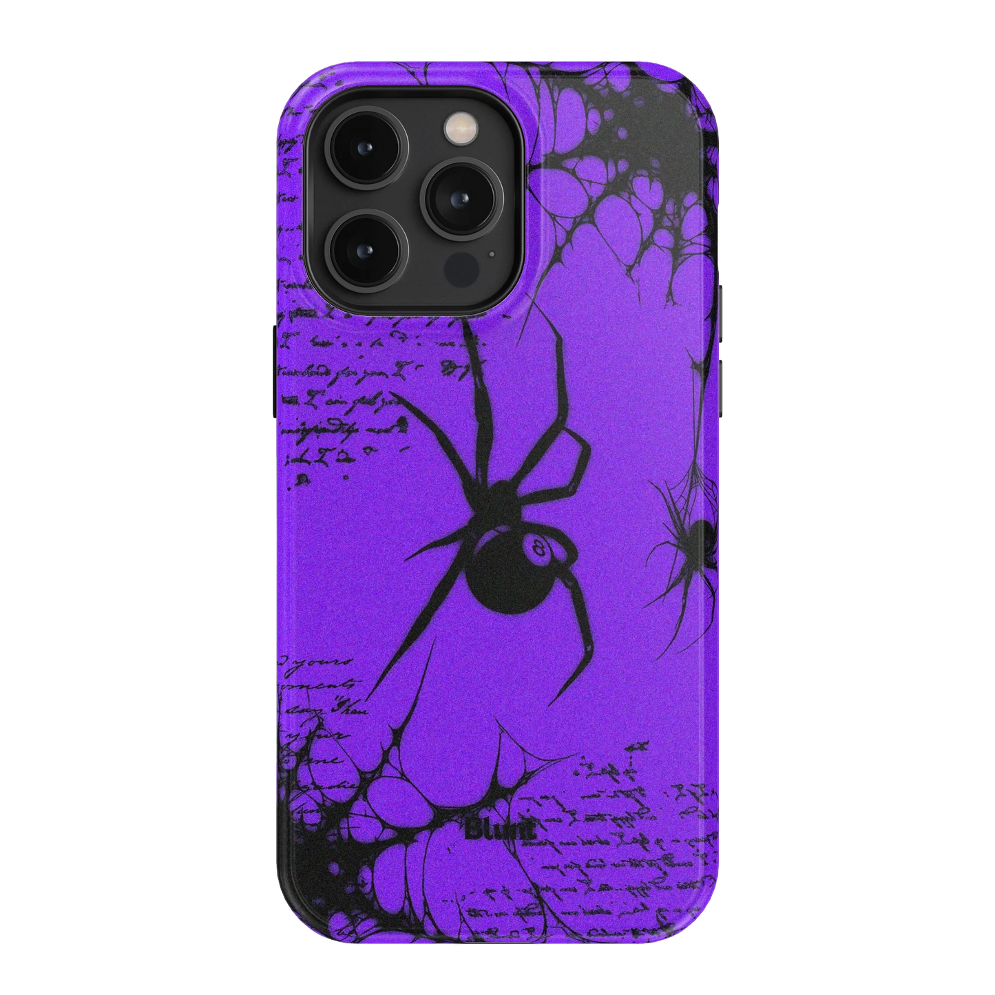 Violet Script iPhone Case