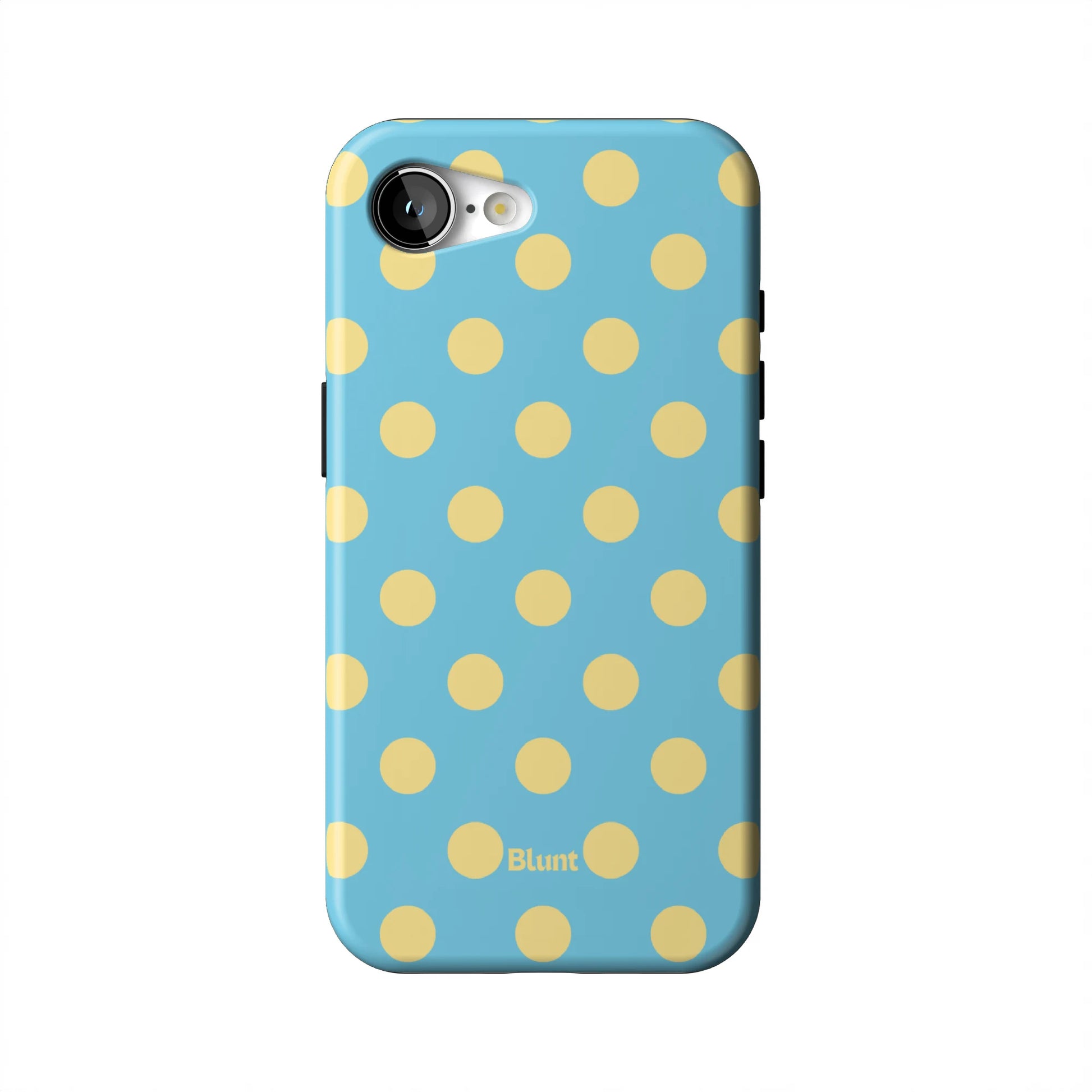 Blue-Butter-Polka-iphone-case-iPhone 17 E-1