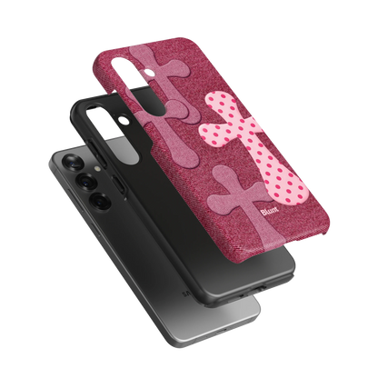 Pink-Polka-Patch-samsung-case-S25 Plus-3