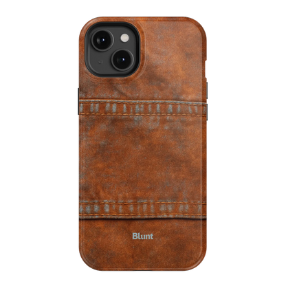 Chocolate Denim iPhone Case