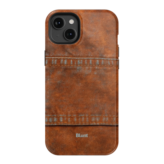 Chocolate Denim iPhone Case