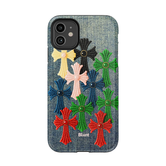 Cross Stitch iPhone Case