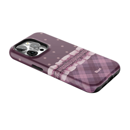 Lilac-Lattice-iphone-case-iPhone 15 Pro-2