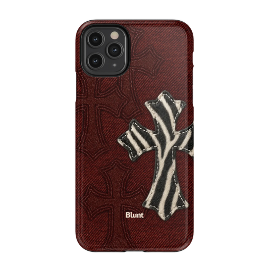 Zebrascale Cross iPhone Case