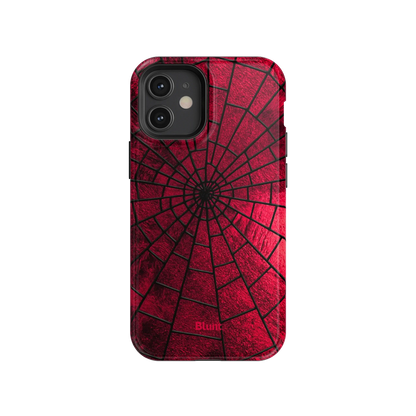 Crimson Web iPhone Case