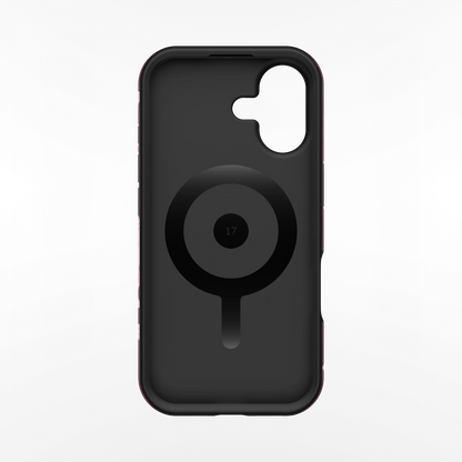 Plum Polka Star iPhone Case