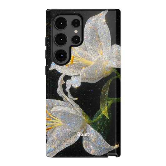 Eclipse Orchid in White Samsung Case
