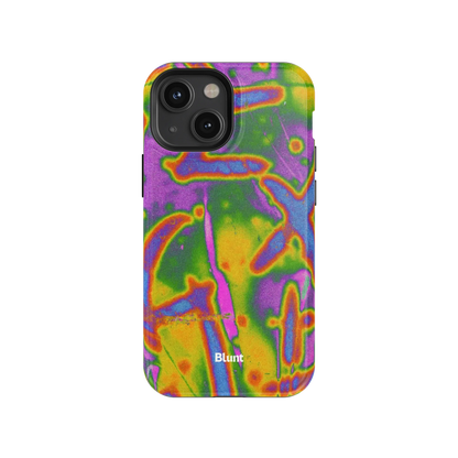 Neon Terrain iPhone Case