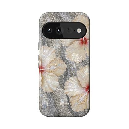 Silver Fleur Pixel Case - Blunt Cases
