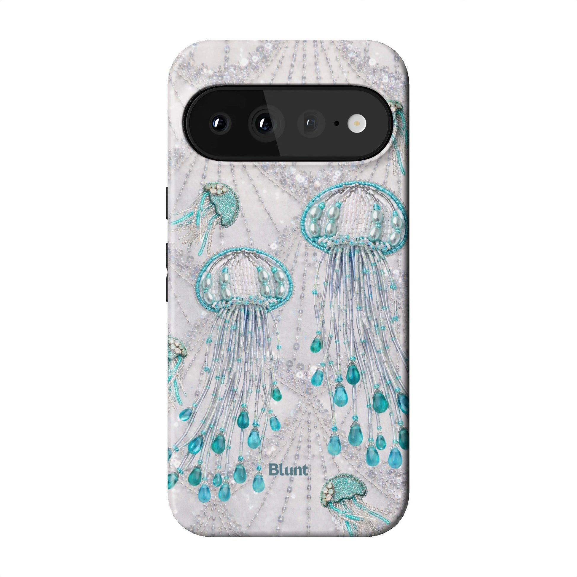 Silver Jelly Pixel Case - Blunt Cases