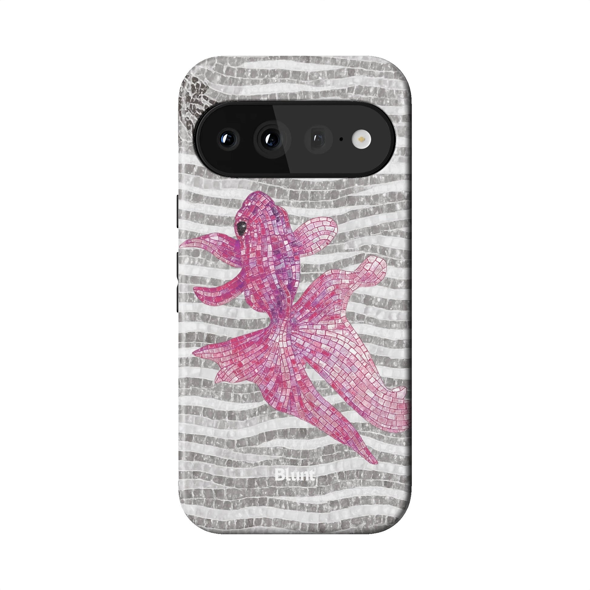 Silver Koi Pixel Case - Blunt Cases