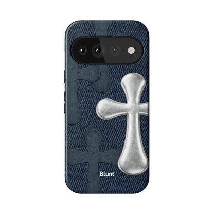 Silver Patch Pixel Case - Blunt Cases