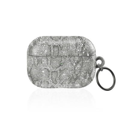 Silver Python AirPod Case - Blunt Cases