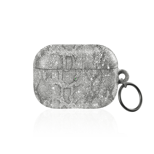 Silver Python AirPod Case - Blunt Cases