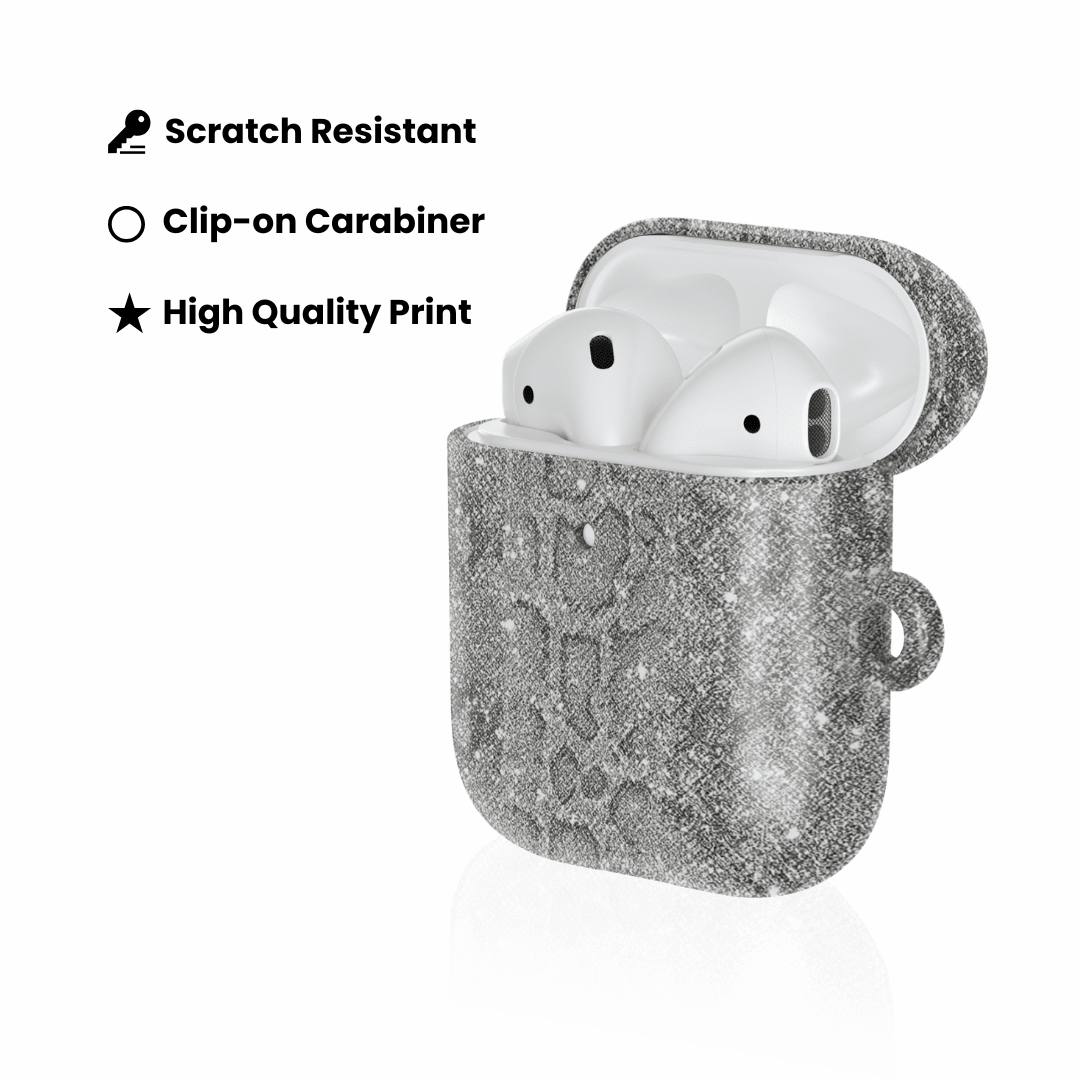 Silver Python AirPod Case - Blunt Cases