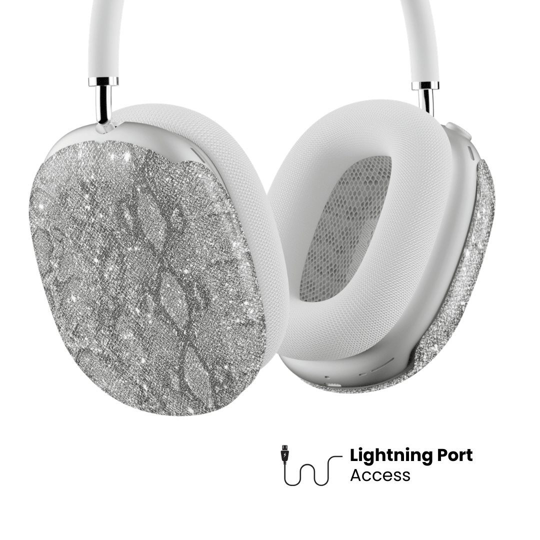 Silver Python AirPod Max Case - Blunt Cases