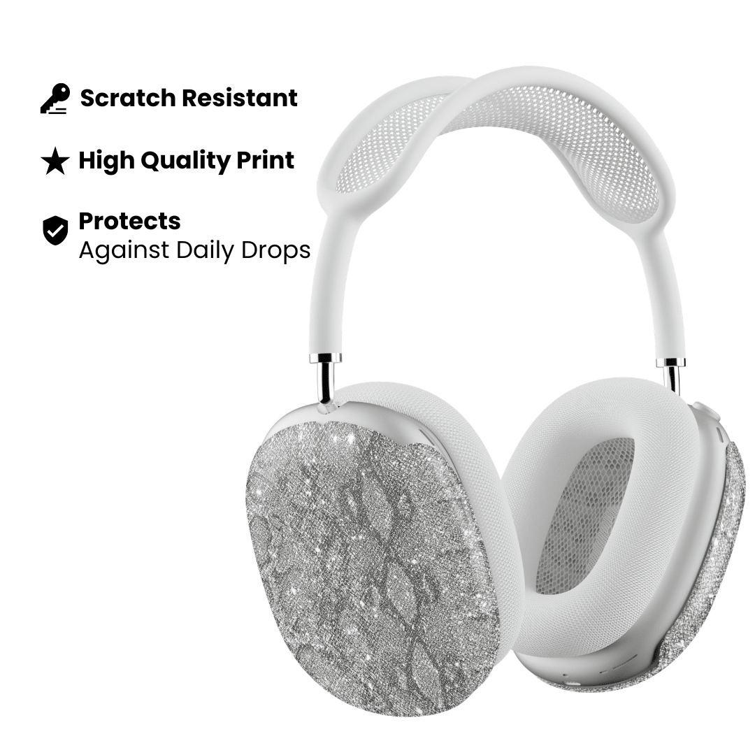 Silver Python AirPod Max Case - Blunt Cases