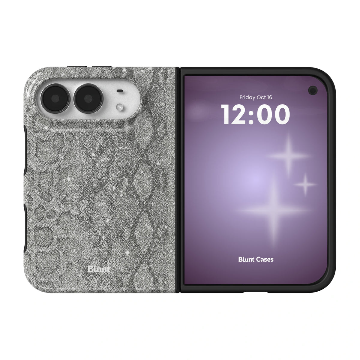 silver-python-iphone-case iPhone 18 Duo case, view 1