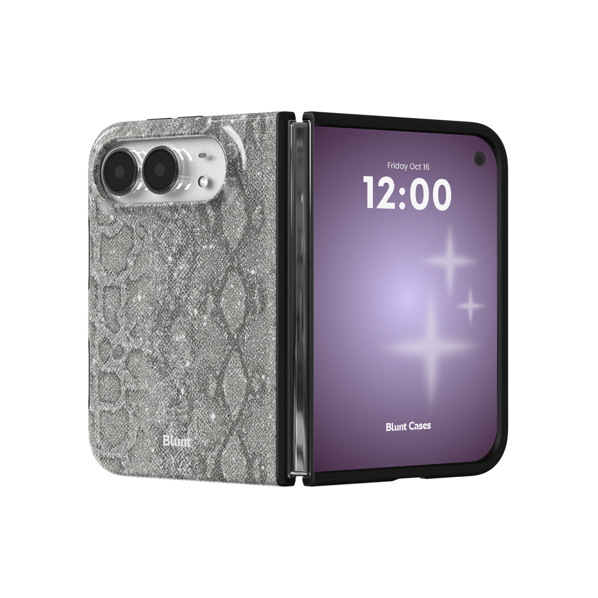 silver-python-iphone-case iPhone 18 Duo case, view 3