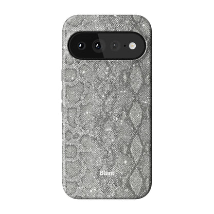 Silver Python Pixel Case - Blunt Cases