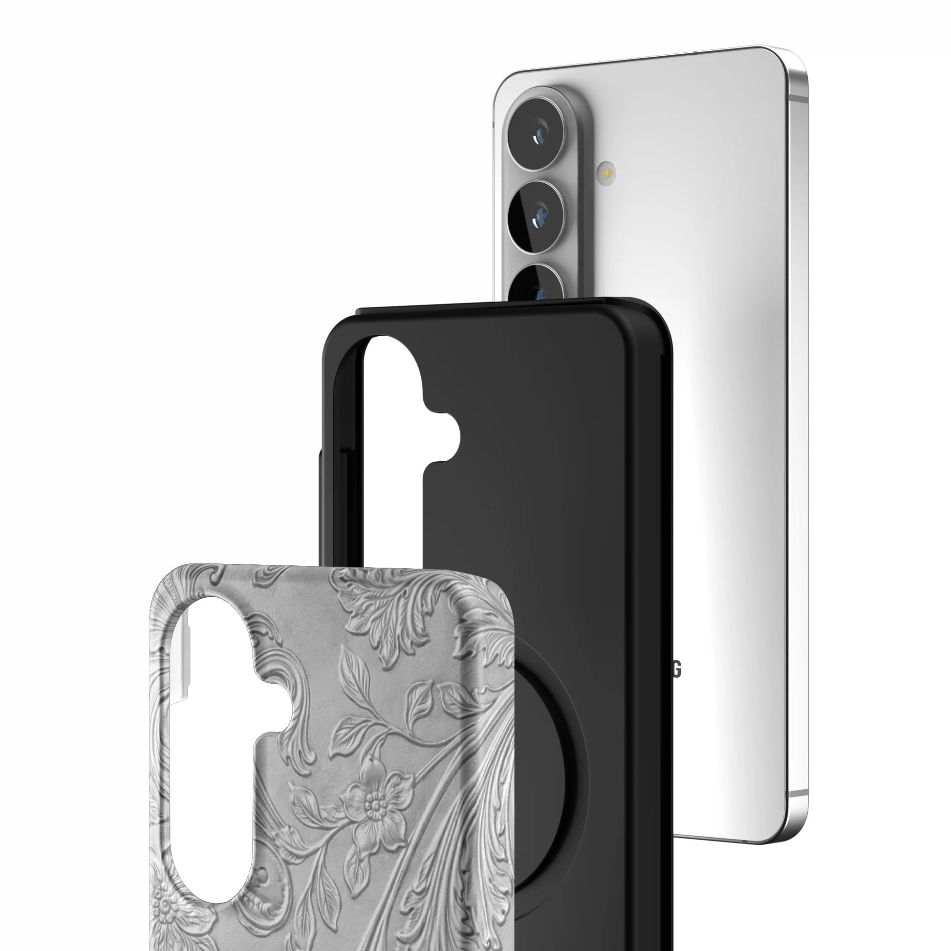 Tooled-Silver-samsung-case-Galaxy S26-3