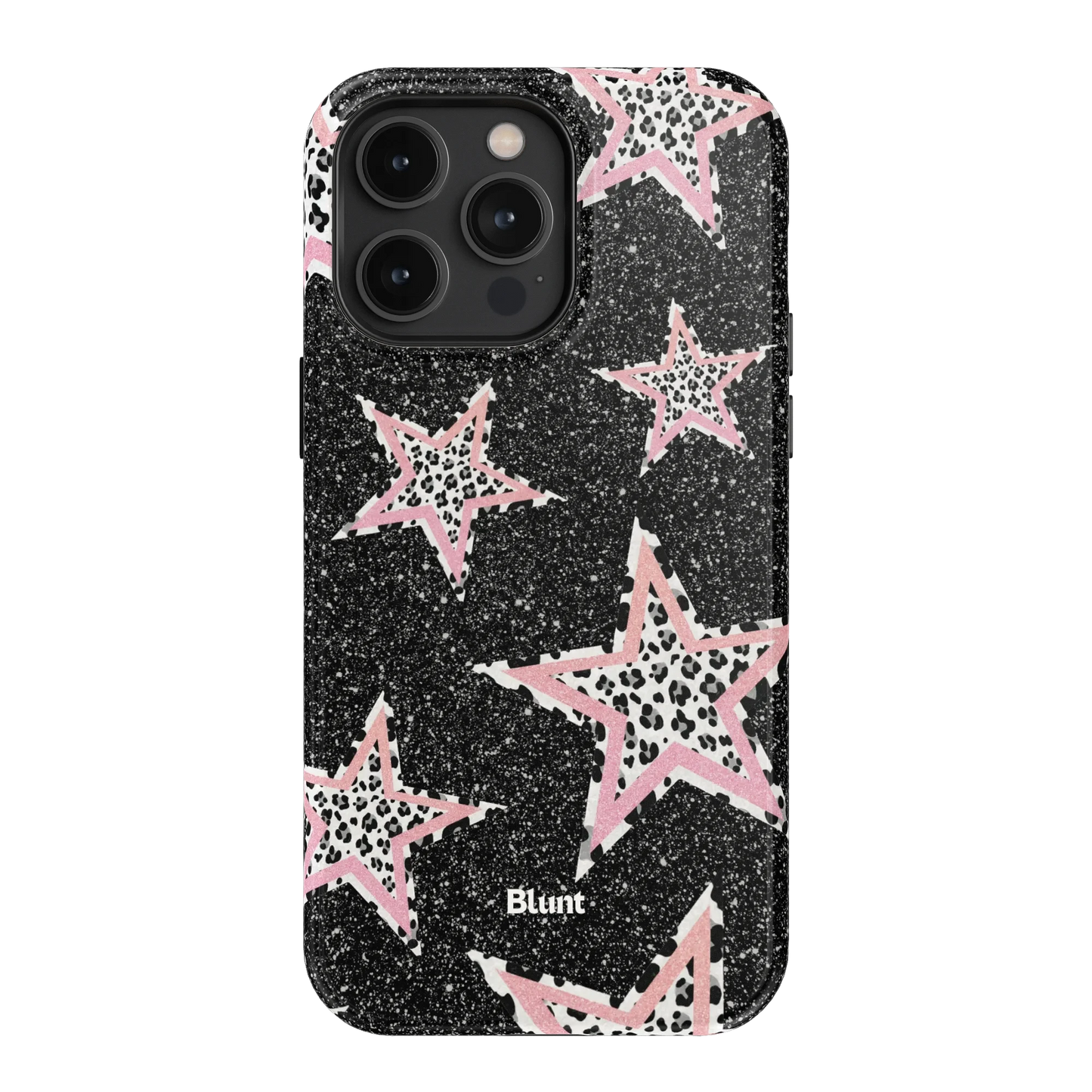 Pink Zebra Stars iPhone Case
