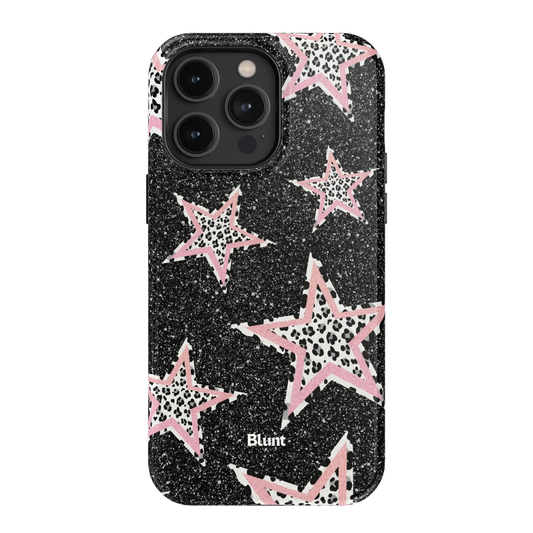 Pink Zebra Stars iPhone Case