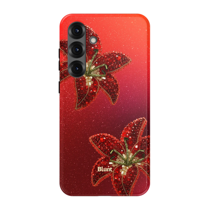 Scarlet Petals Samsung Case