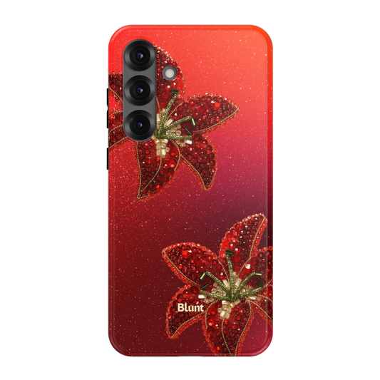 Scarlet Petals Samsung Case
