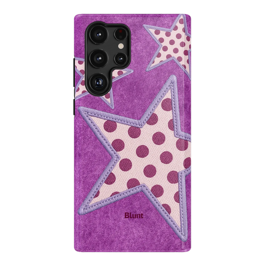 Lilac Crush Polka Star Samsung Case