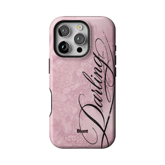 Blush-Laced-Darling-iphone-case-iPhone 16 Pro-1