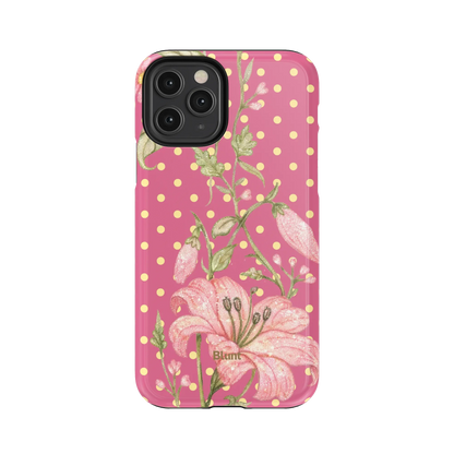 Cherry Blossom Dot iPhone Case
