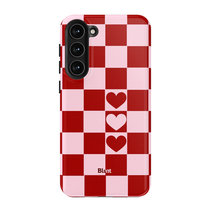 Checker Love Samsung Case