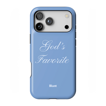 Gods Favorite Blue iPhone Case