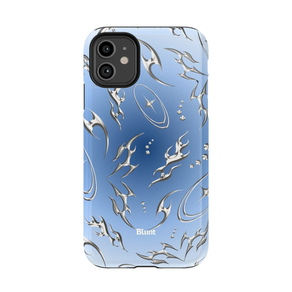 Blue Cyber iPhone Case