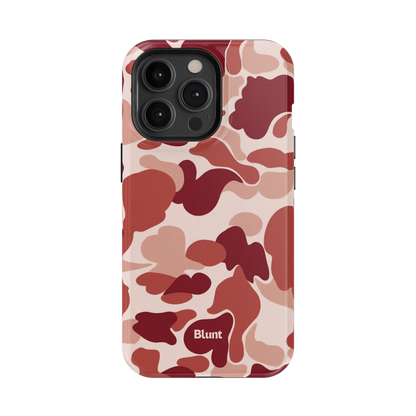 Reddish Camo iPhone Case