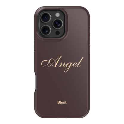 Brown Angel iPhone Case