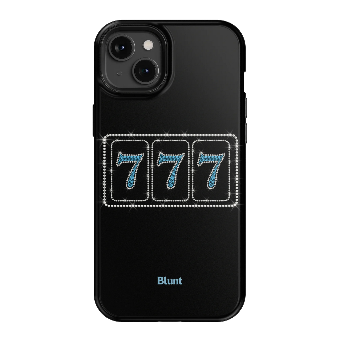 Blue Lucky 777 iPhone Case