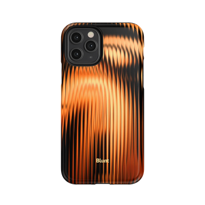 Copper Ripple iPhone Case