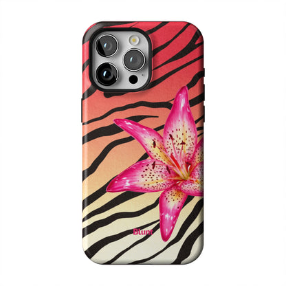 Striped-Lilly-iphone-case-iPhone 15 Pro Max-1