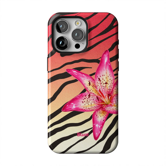 Striped-Lilly-iphone-case-iPhone 15 Pro Max-1