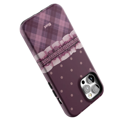 Lilac-Lattice-iphone-case-iPhone 12 Pro Max-4
