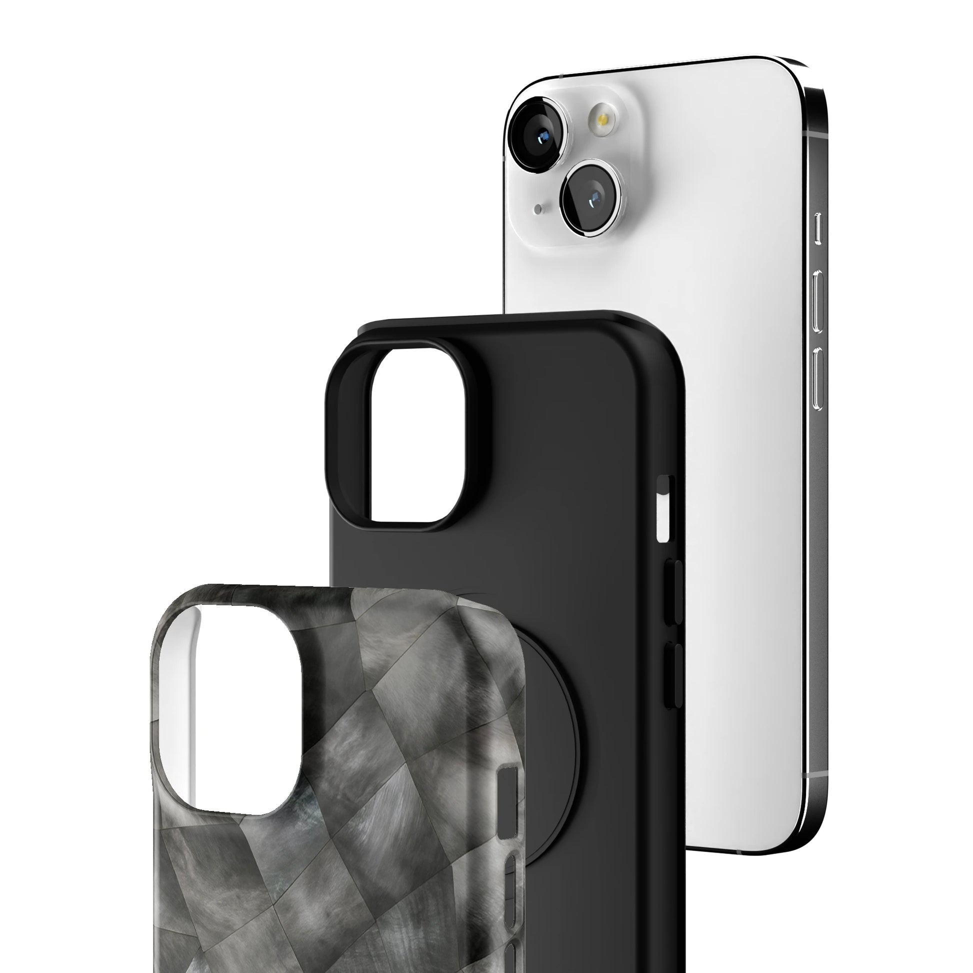 Smoke Quilt iPhone Case gallery - Iphone_14_Iphone_3